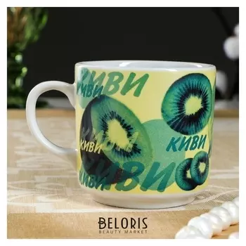 Кружка "Телесик" 0,25 л, фрукты, деколь