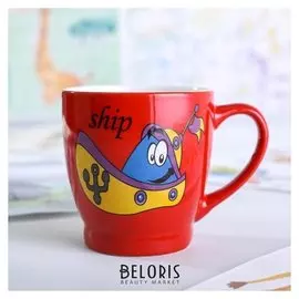 Кружка «Транспорт», 210 мл, 11×7,5×8,3 см, рисунок