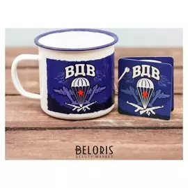 Кружка «Вдв», эмалированная, 350 мл