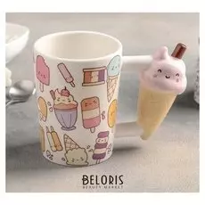 Кружка «Весёлые сладости», 400 мл, цвет белый