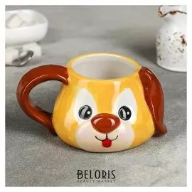 Кружка «Зверята. Пёс барбос», 400 мл, 15×11×7,5 см