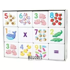 Кубики 12 шт «Кубики для умников. Арифметика»