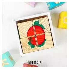 Кубики «Овощи» 4 элемента