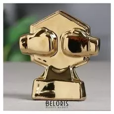 Кубок "Бокс" золотистый, 12 см