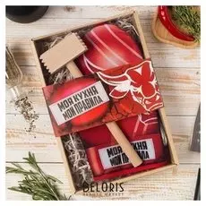 Кух.набор "Моя кухня",варежка-прихватка 20х28см, молоток деревян.