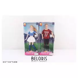 Кукла футболист с мячом