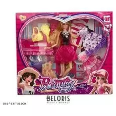 Кукла гибкая с нарядами