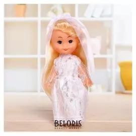 Кукла классичская "Крошка Сью" в платье, 17 см