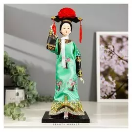 Кукла коллекционная "Китаянка в национальном платье" 32х12,5х12,5 см