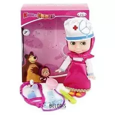 Кукла Маша Маша и медведь с набором доктора