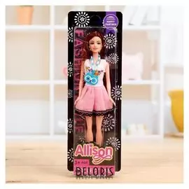 Кукла модель «Ася» в платье, с аксессуарами
