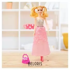 Кукла модель Маша в платье с аксессуарами