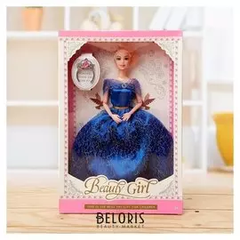 Кукла модель шарнирная Виктория в пышном платье с аксессуарами