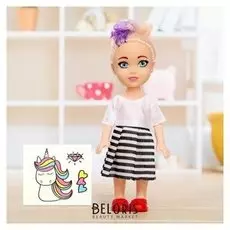 Куколка "Lollipop Doll" с татуировками, в пакете