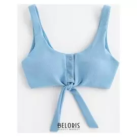 Купальный топ Minaku "Summer Sun", размер 50, цвет голубой