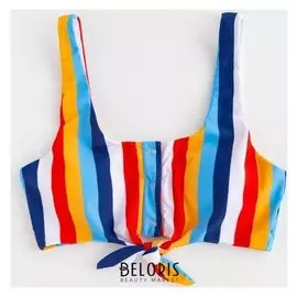 Купальный топ Minaku Summer Sun, размер 50, цвет полоса