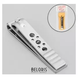 Кусачки-книпсер педикюрные, 8 см, цвет серебристый