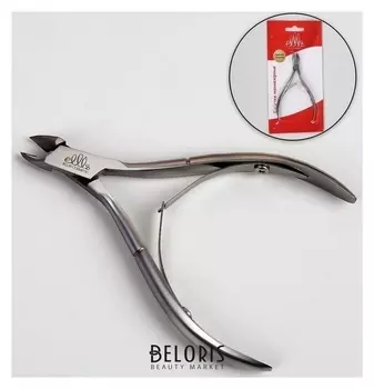 Кусачки маникюрные для кутикулы, 10 см, длина лезвия - 6 мм, цвет серебристый, RK 023