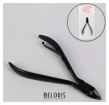 Кусачки маникюрные для кутикулы, 9,3 см, длина лезвия - 9 мм, цвет чёрный