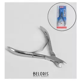 Кусачки маникюрные для кутикулы, двойная пружина, 10 см, длина лезвия - 4 мм, цвет серебристый, ксс-4/4