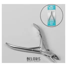 Кусачки маникюрные, двойная пружина, 10,5 см, длина лезвия - 6 мм, цвет серебристый