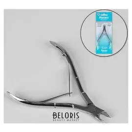 Кусачки маникюрные, двойная пружина, 9,5 см, длина лезвия - 6 мм, цвет серебристый