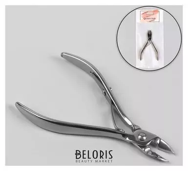 Кусачки педикюрные, 9,5 см, длина лезвия - 10 мм, цвет серебристый