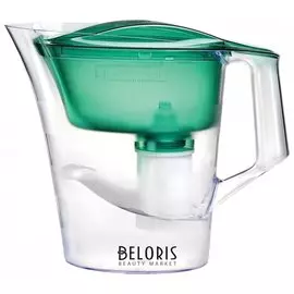 Кувшин-фильтр для очистки воды БАРЬЕР "Твист", 4 л, со сменной кассетой, зеленый