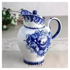 Кувшин "Ручеек", 1л, гжель