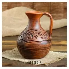 Кувшин "Винный", гончарный, 0.8 л