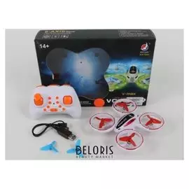 Квадрокоптер на радиоуправлении светящийся