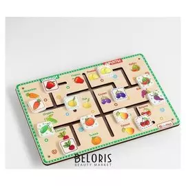 Лабиринт-логика «Овощи-фрукты»