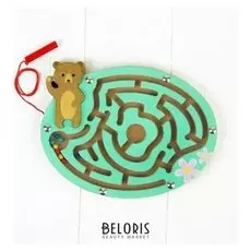 Лабиринт магнитный Мишка