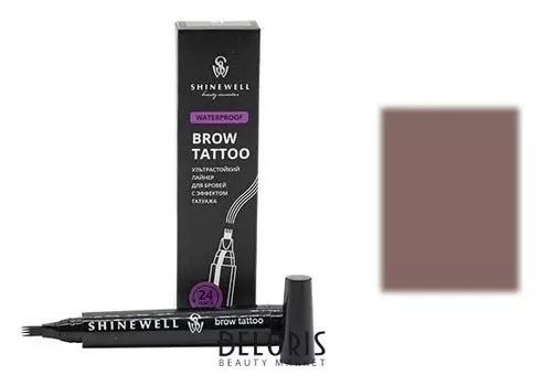 Лайнер для бровей с аппликатором с эффектом татуажа