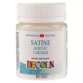 Лак акриловый Decola, на водной основе, сатиновый, 50 мл