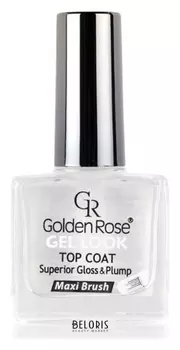 Верхнее покрытие для лака Gel Look Тop Coat Superior Gloss Plump