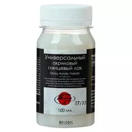 Лак универсальный 100мл таир акриловый глянцевый 1201314