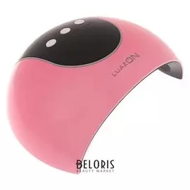 Лампа для гель-лака Luazon Luf-17, Led, 220 В, 8 диодов, таймер 3 режима, розовая