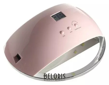 Лампа для гель-лака Luazon Luf-22, Led, 48 Вт, 220 В, 21 диод, таймер 30/60/99 сек., розовая