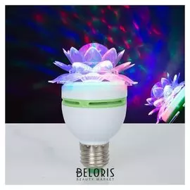 Лампа "Хрустальный цветок", D=7.5 см, 220 В, цоколь Е27