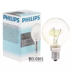 Лампа накаливания Philips Stan, P45, 40 Вт, E14, 2700 К, 230 В, прозрачная