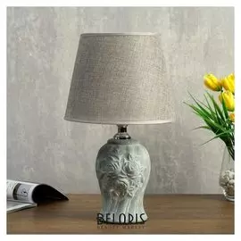 Лампа настольная 08940/1 E14 40вт серый 19,5х19,5х32 см