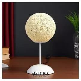 Лампа настольная 1375297/1 E27 40вт белый 14х14х30 см