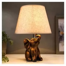 Лампа настольная 16001/1 E14 40вт бронза 24х24х37 см