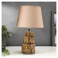 Лампа настольная 16025/1 E14 40вт коричневый 20х20х33,5 см