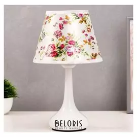 Лампа настольная 16154/1 E27 40вт белый 19,5х19,5х34 см