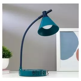 Лампа настольная 1667/1gr LED 3Вт 3000-6000к USB АКБ диммер темно-зеленый 12,5х14х37,5 см