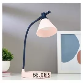 Лампа настольная 1667/1pk LED 3Вт 3000-6000к USB АКБ диммер розово-черный 11,3х13,5х37,5 см 509156