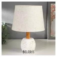 Лампа настольная 21192/1 E14 40вт белый 20х20х30 см