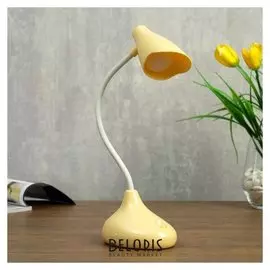 Лампа настольная 23767/1 LED 4Вт USB АКБ бежевый 9,5х8х33 см